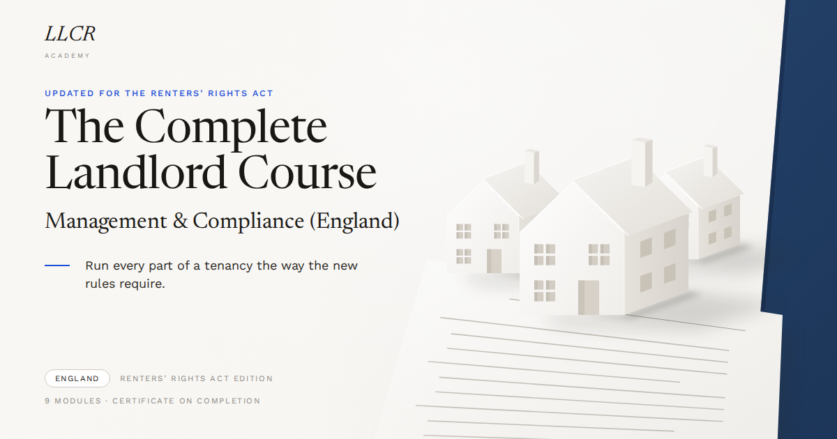 The Complete Landlord Course course cover